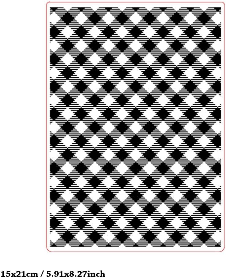 FUGUT 3-D Embossing Folder for Card Making - Plastic Textured Template for DIY Scrapbooking, Paper Crafting and Handmade Art Supplies (3D Fabric Texture 8.3 x 5.9 in) - Image 2